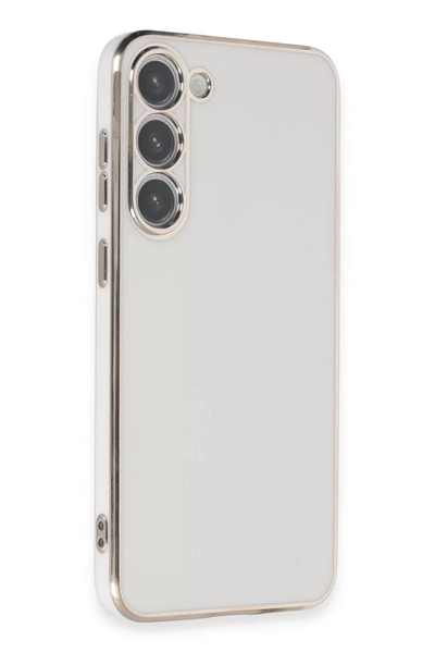 Samsung Galaxy S23 Kılıf Volet Silikon - Beyaz