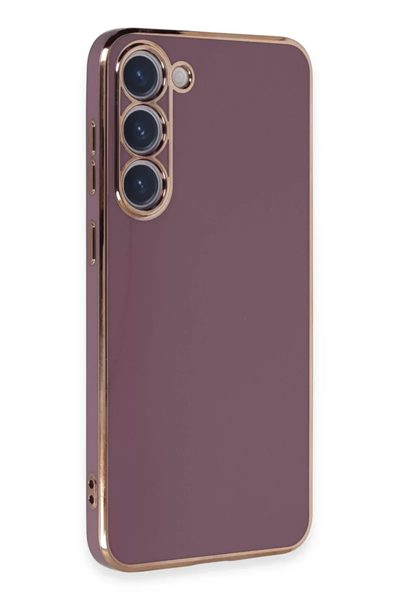 Samsung Galaxy S23 Kılıf Volet Silikon - Mor