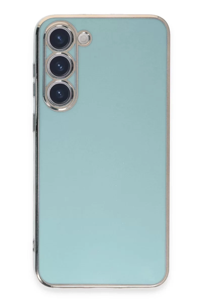 Samsung Galaxy S23 Kılıf Volet Silikon - Açık Yeşil