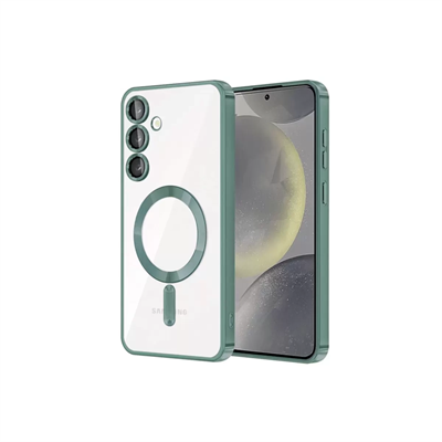 Samsung Galaxy S23 Plus Kılıf Kross Magneticsafe Kapak - Koyu Yeşil