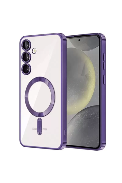 Samsung Galaxy S23 Plus Kılıf Kross Magneticsafe Kapak - Mor