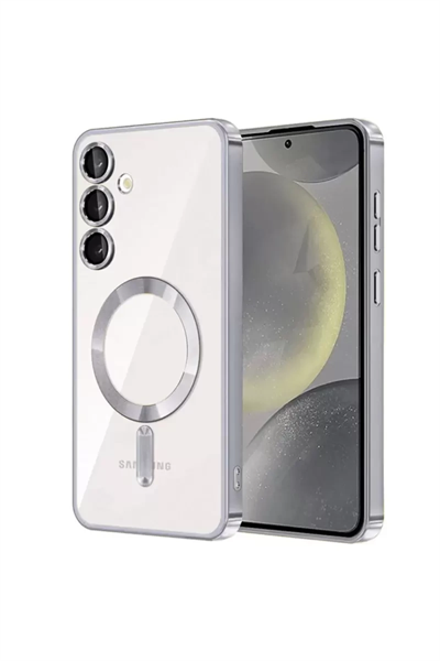 Samsung Galaxy S23 Plus Kılıf Kross Magneticsafe Kapak - Gümüş