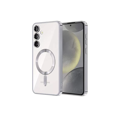 Samsung Galaxy S23 Plus Kılıf Kross Magneticsafe Kapak - Gümüş