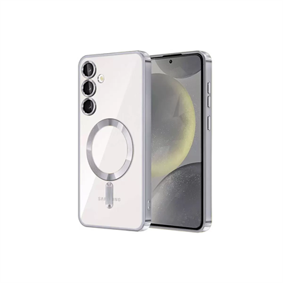 Samsung Galaxy S23 Plus Kılıf Kross Magneticsafe Kapak - Gümüş