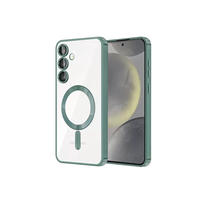 Samsung Galaxy S23 Plus Kılıf Kross Magneticsafe Kapak - Koyu Yeşil