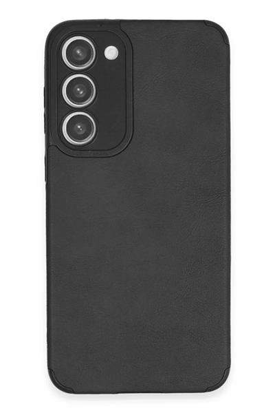 Samsung Galaxy S23 Plus Kılıf Loop Deri Silikon - Siyah