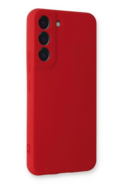 Samsung Galaxy S23 Plus Kılıf Nano içi Kadife Silikon - Kırmızı