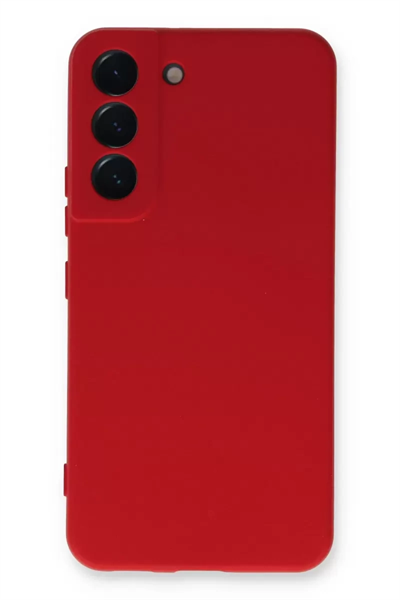 Samsung Galaxy S23 Plus Kılıf Nano içi Kadife Silikon - Kırmızı