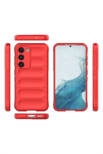 Samsung Galaxy S23 Plus Kılıf Optimum Silikon - Kırmızı