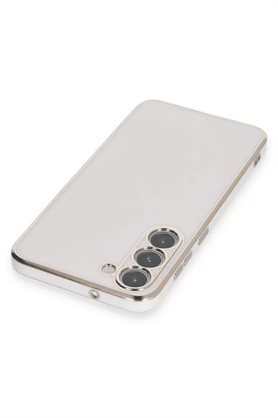 Samsung Galaxy S23 Plus Kılıf Volet Silikon - Beyaz