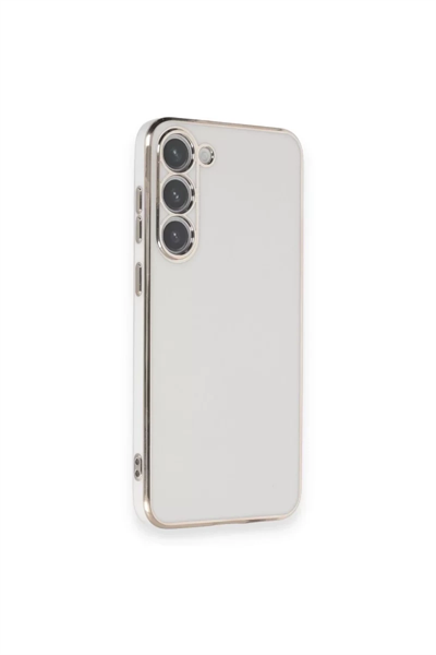 Samsung Galaxy S23 Plus Kılıf Volet Silikon - Beyaz