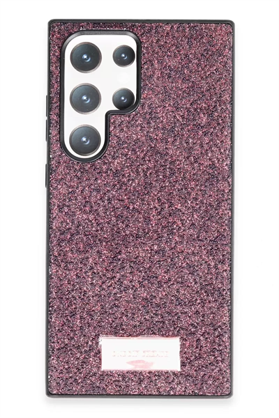 Samsung Galaxy S23 Ultra Bright Simli Kapak - Derin Mor
