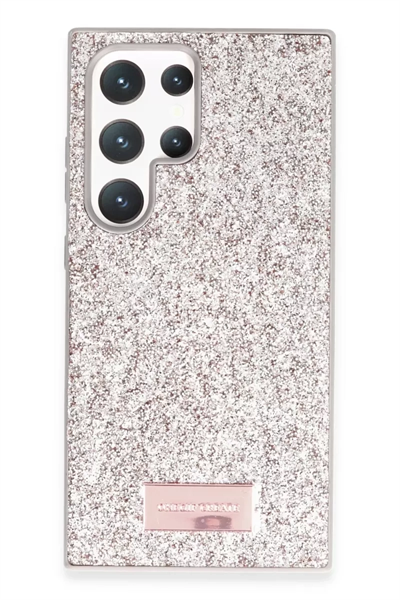 Samsung Galaxy S23 Ultra Bright Simli Kapak - Gold