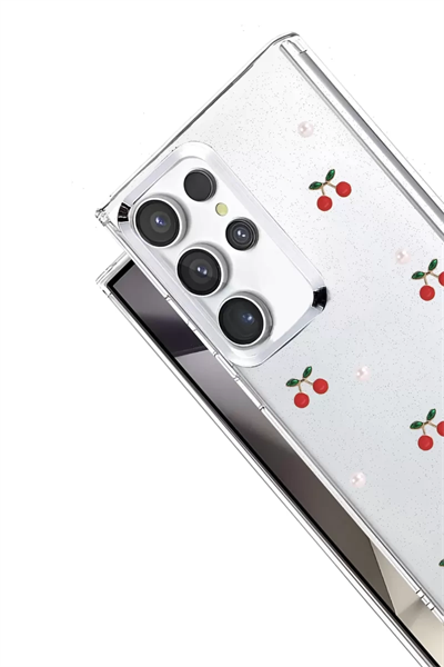 Samsung Galaxy S23 Ultra Fiyonk Desenli Kapak - Desen 9