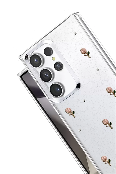 Samsung Galaxy S23 Ultra Fiyonk Desenli Kapak - Desen 6