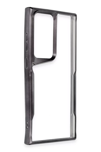 Samsung Galaxy S23 Ultra Kılıf Boyi Silikon Kapak - Siyah