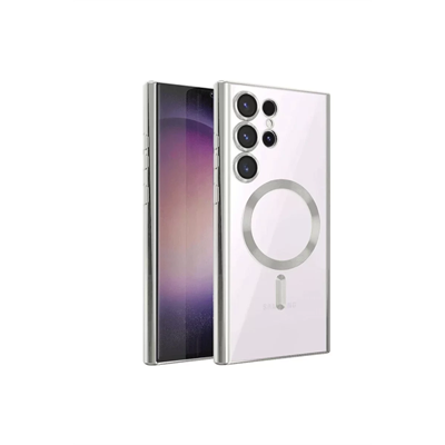 Samsung Galaxy S23 Ultra Kılıf Kross Magneticsafe Kapak - Titan Gri