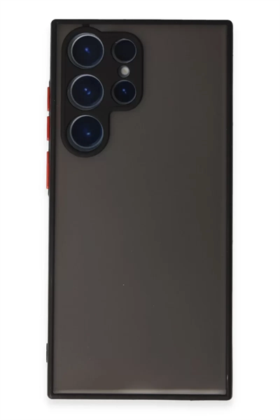 Samsung Galaxy S23 Ultra Kılıf Montreal Silikon Kapak - Siyah