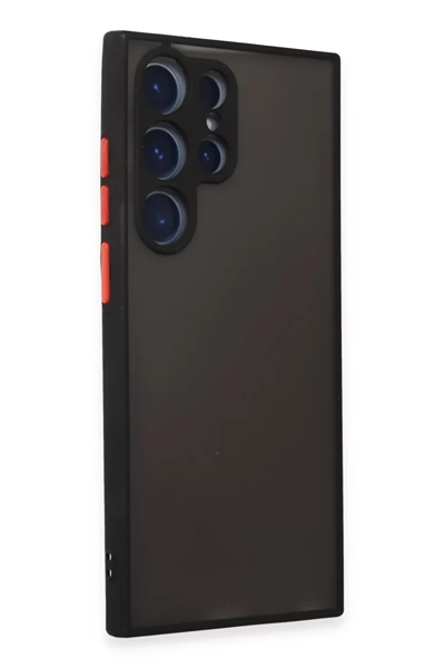 Samsung Galaxy S23 Ultra Kılıf Montreal Silikon Kapak - Siyah
