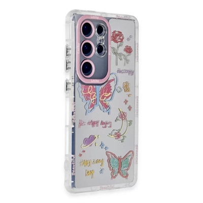 Samsung Galaxy S23 Ultra Kılıf Reflexion Desenli Kapak - Desen 8
