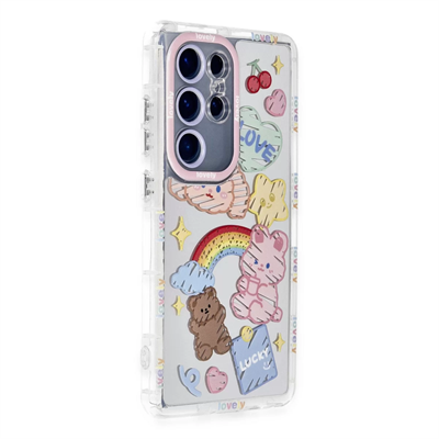 Samsung Galaxy S23 Ultra Kılıf Reflexion Desenli Kapak - Desen 4