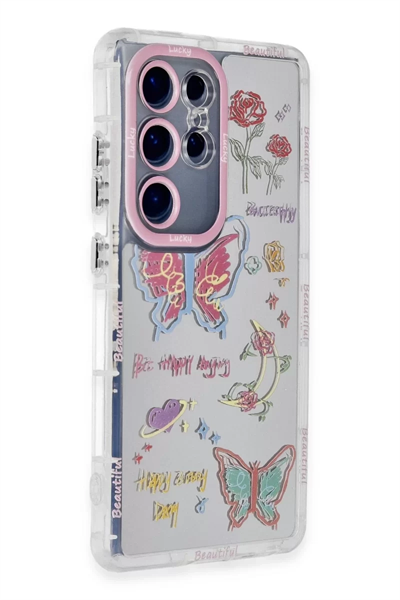 Samsung Galaxy S23 Ultra Kılıf Reflexion Desenli Kapak - Desen 8