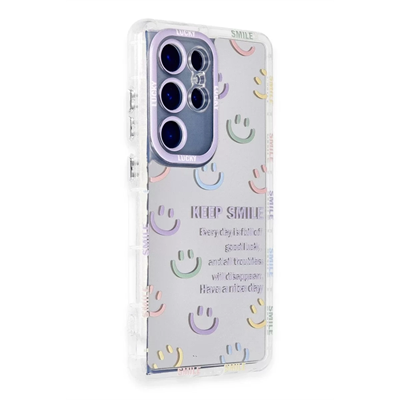 Samsung Galaxy S23 Ultra Kılıf Reflexion Desenli Kapak - Desen 2