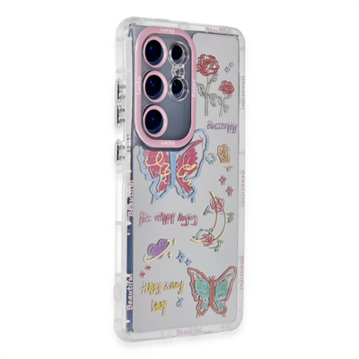 Samsung Galaxy S23 Ultra Kılıf Reflexion Desenli Kapak - Desen 8
