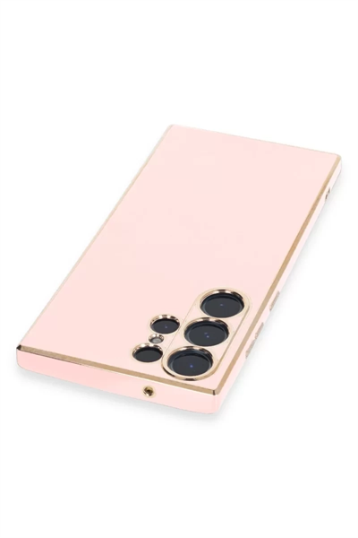 Samsung Galaxy S23 Ultra Kılıf Volet Silikon - Pembe