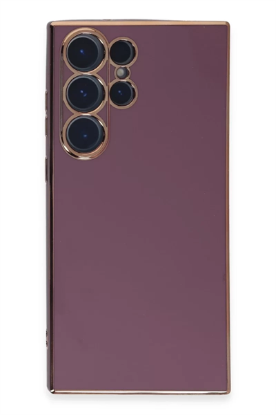 Samsung Galaxy S23 Ultra Kılıf Volet Silikon - Mor