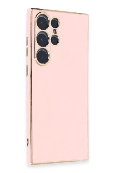 Samsung Galaxy S23 Ultra Kılıf Volet Silikon - Pembe