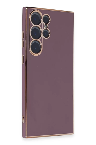 Samsung Galaxy S23 Ultra Kılıf Volet Silikon - Mor