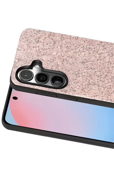 Samsung Galaxy S24 FE Bright Simli Kapak - Pembe