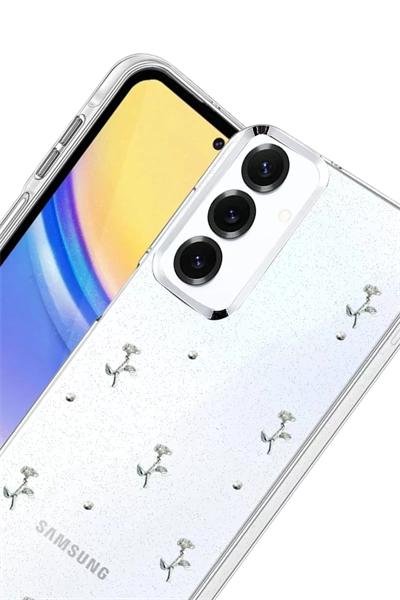 Samsung Galaxy S24 FE Fiyonk Desenli Kapak - Desen 4