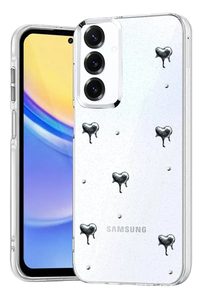 Samsung Galaxy S24 FE Fiyonk Desenli Kapak - Desen 1