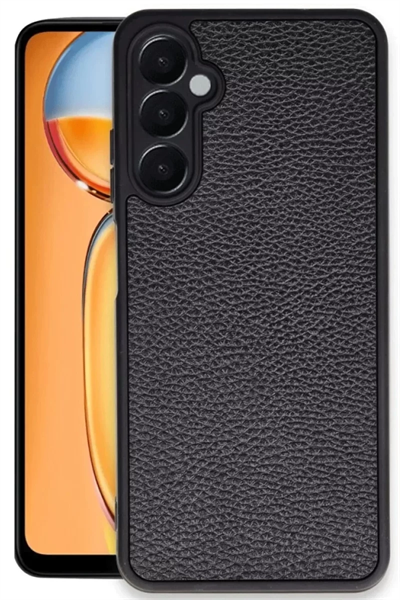 Samsung Galaxy S24 FE Kılıf Aras Deri Kapak - Siyah