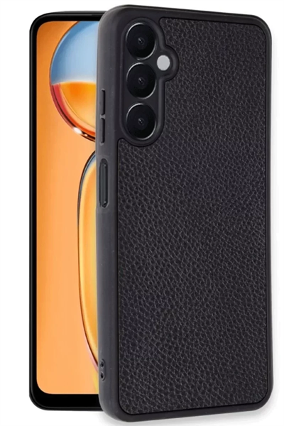 Samsung Galaxy S24 FE Kılıf Aras Deri Kapak - Siyah