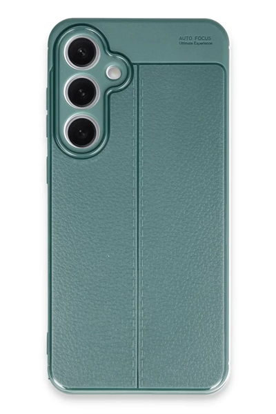 Samsung Galaxy S24 FE Kılıf Auto Focus Kapak - Koyu Yeşil