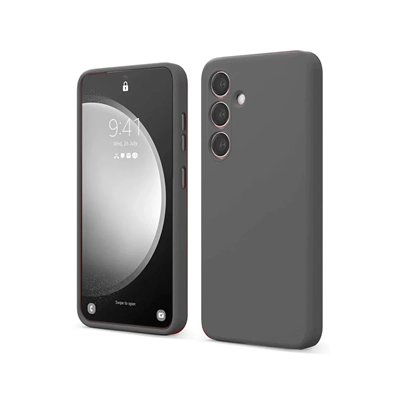 Samsung Galaxy S24 FE Kılıf First Silikon - Gri