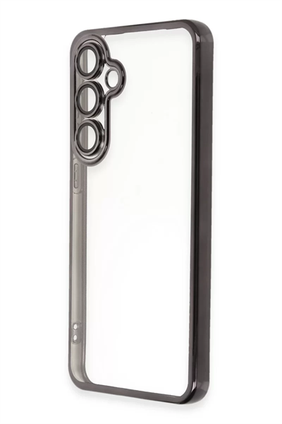 Samsung Galaxy S24 FE Kılıf Lensli Silikon - Siyah