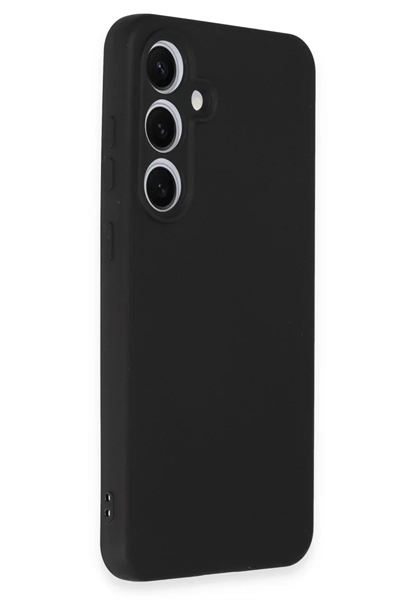 Samsung Galaxy S24 FE Kılıf Nano içi Kadife Silikon - Siyah