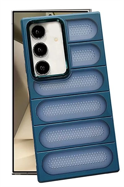 Samsung Galaxy S24 Kılıf Airmax Silikon Kapak - Lacivert
