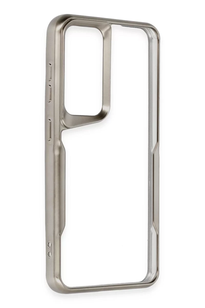 Samsung Galaxy S24 Kılıf Boyi Silikon Kapak - Titan Gri