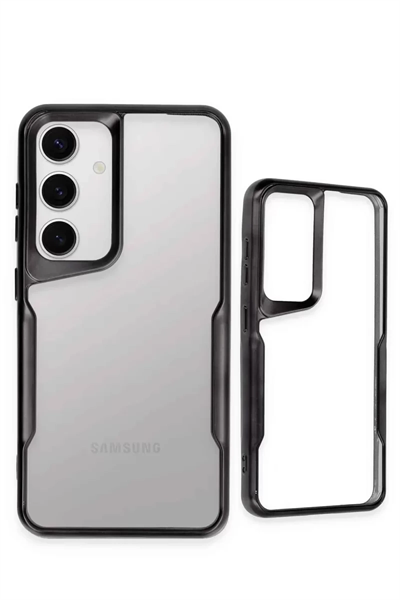 Samsung Galaxy S24 Kılıf Boyi Silikon Kapak - Gümüş