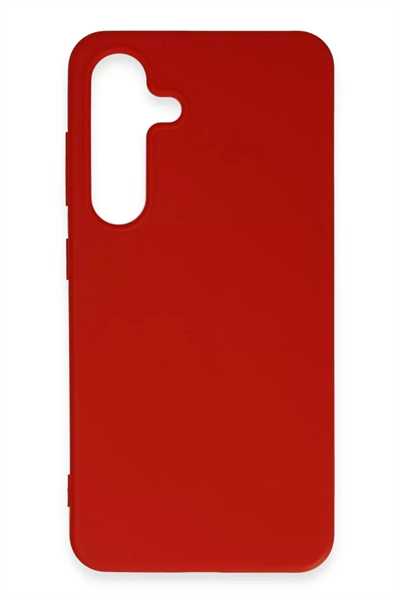 Samsung Galaxy S24 Kılıf First Silikon - Kırmızı