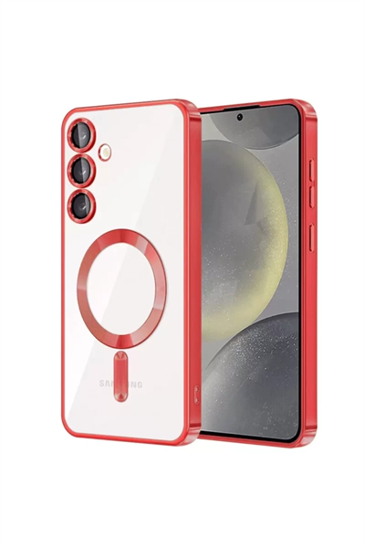 Samsung Galaxy S24 Kılıf Kross Magneticsafe Kapak - Kırmızı