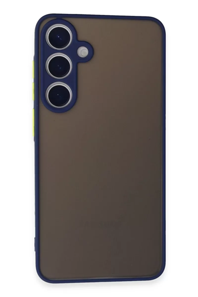 Samsung Galaxy S24 Kılıf Montreal Silikon Kapak - Lacivert