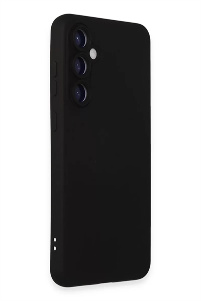 Samsung Galaxy S24 Kılıf Nano içi Kadife Silikon - Siyah
