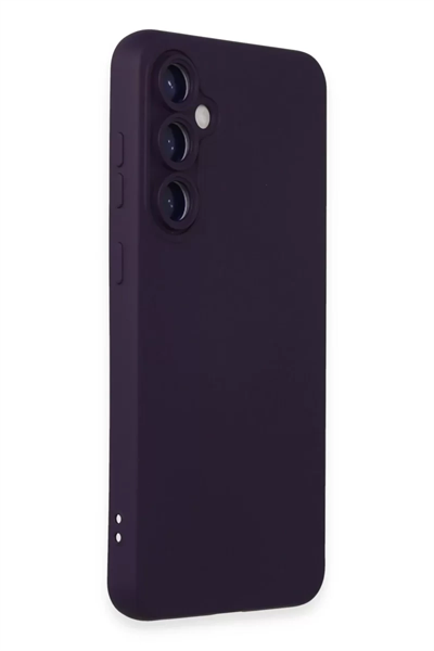 Samsung Galaxy S24 Kılıf Nano içi Kadife Silikon - Mor