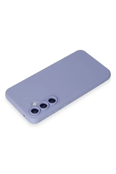 Samsung Galaxy S24 Kılıf Nano içi Kadife Silikon - Lila